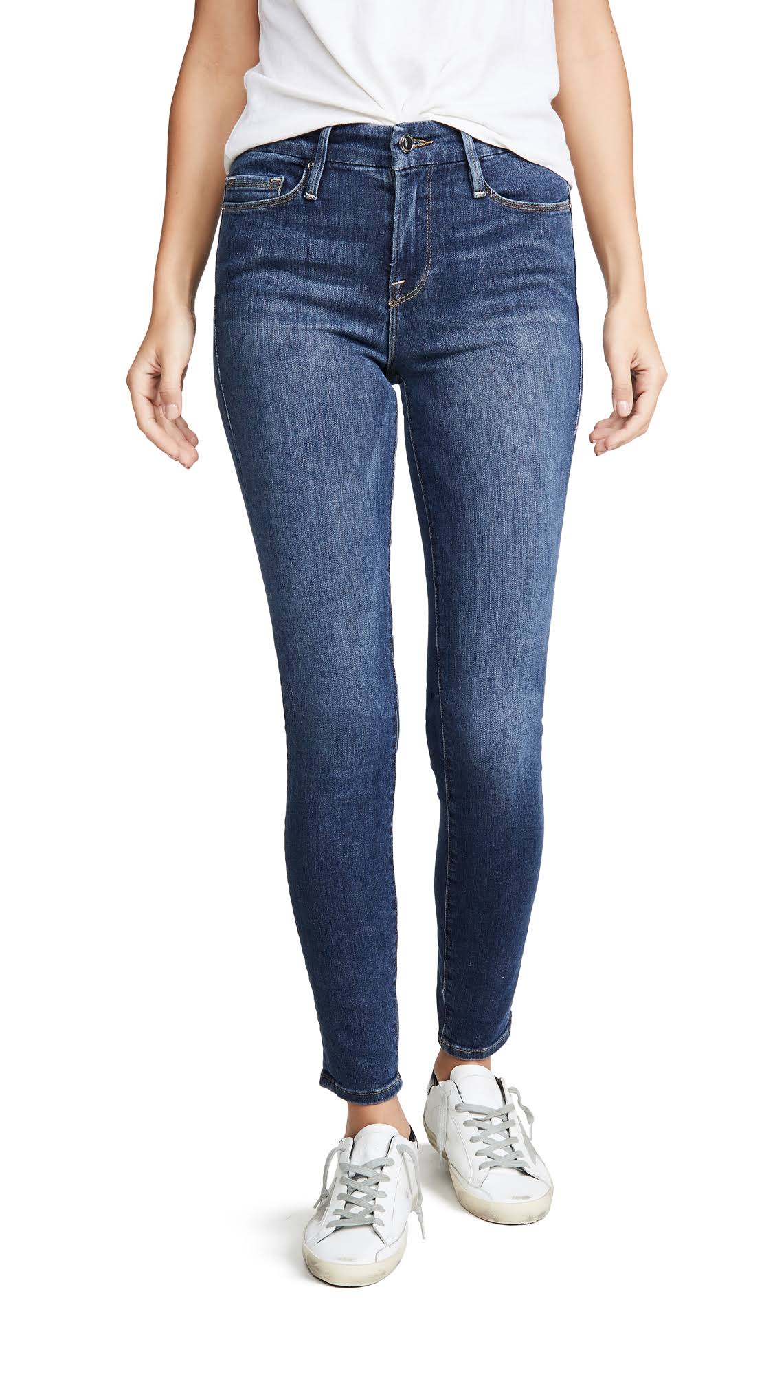 Good American Women&s Good Legs High Rise Skinny Jeans in Blue004 - Blue - Size 12 / 31