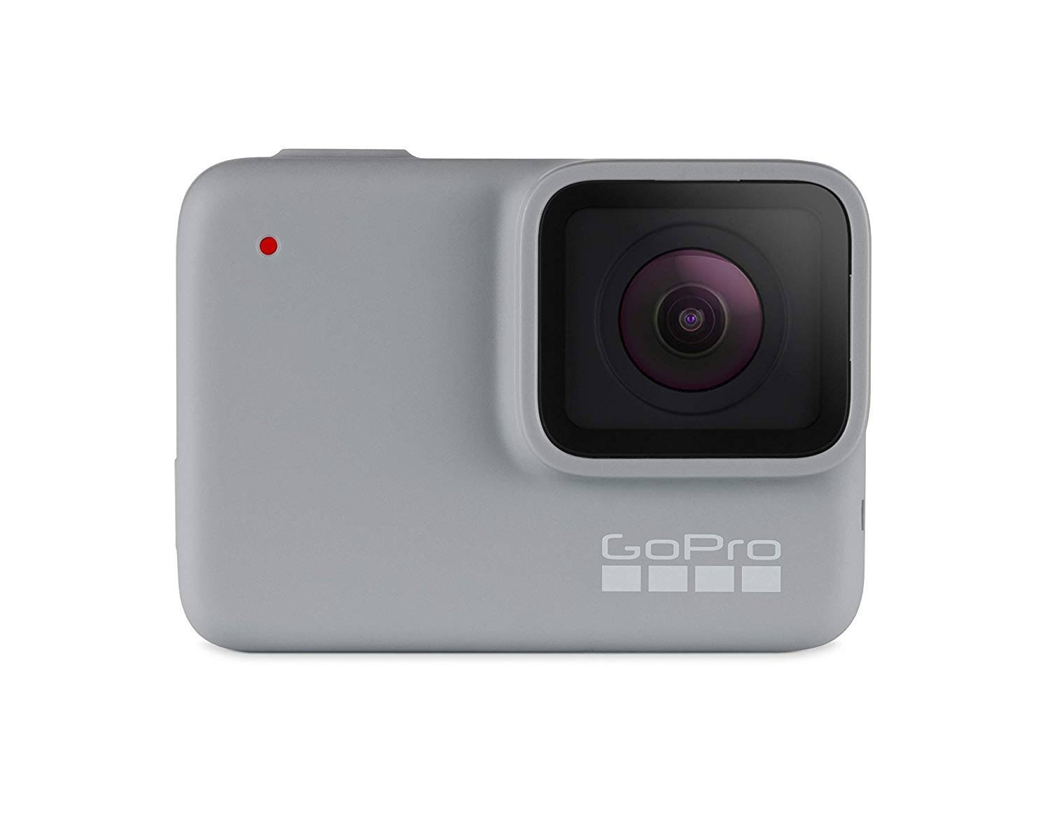 GoPro Hero 7 White - Waterproof Digital Action Camera with Touch Screen 1080p HD Video 10MP Photos CHDHB-601 - Bundle