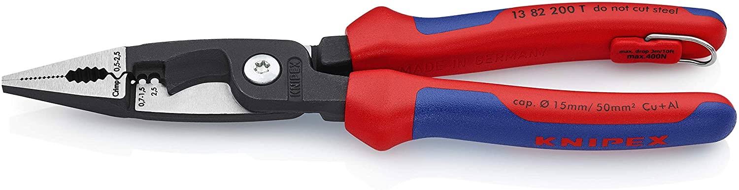 Knipex 13 82 200 T Pliers for Electrical Installation TT