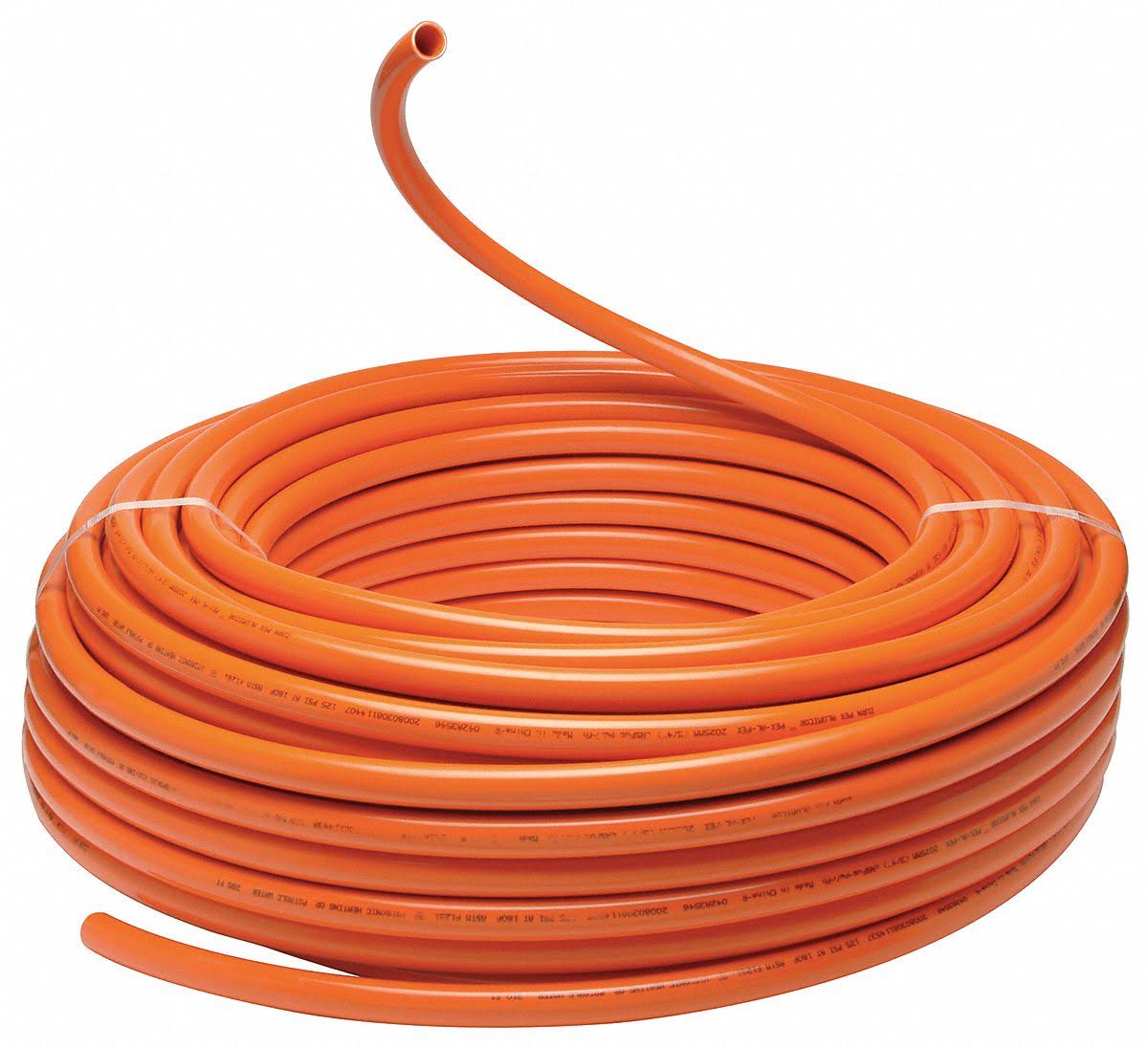 Zoro Select Q4PAP300X PEX Tubing,Orange,3/4 In,300 ft,80 PSI
