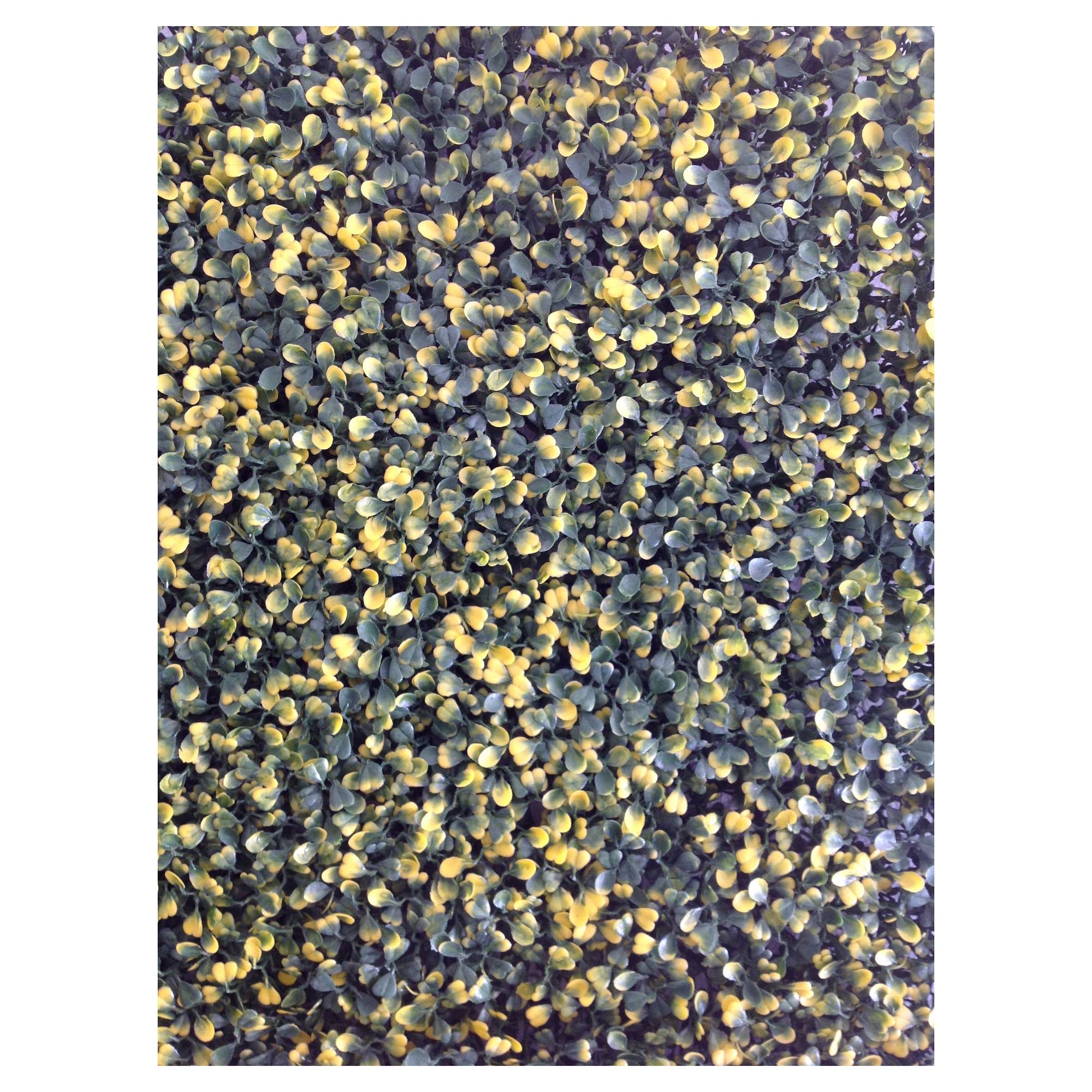 Greensmart Decor Artificial Ficus Panels, Gold - 4 count