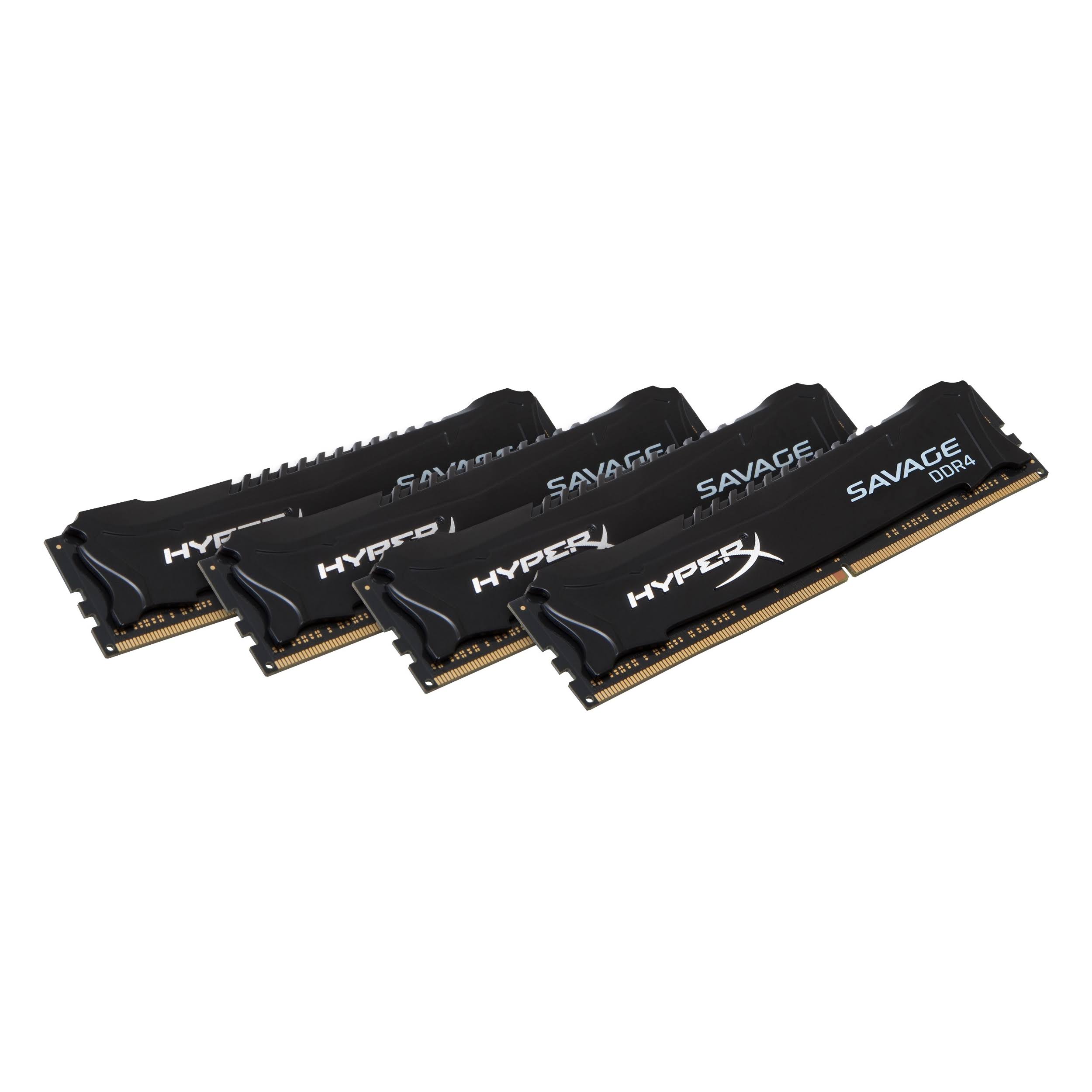 Kingston HyperX Savage Memory Black - 32GB Kit 4X8GB - DDR4 2400MHz