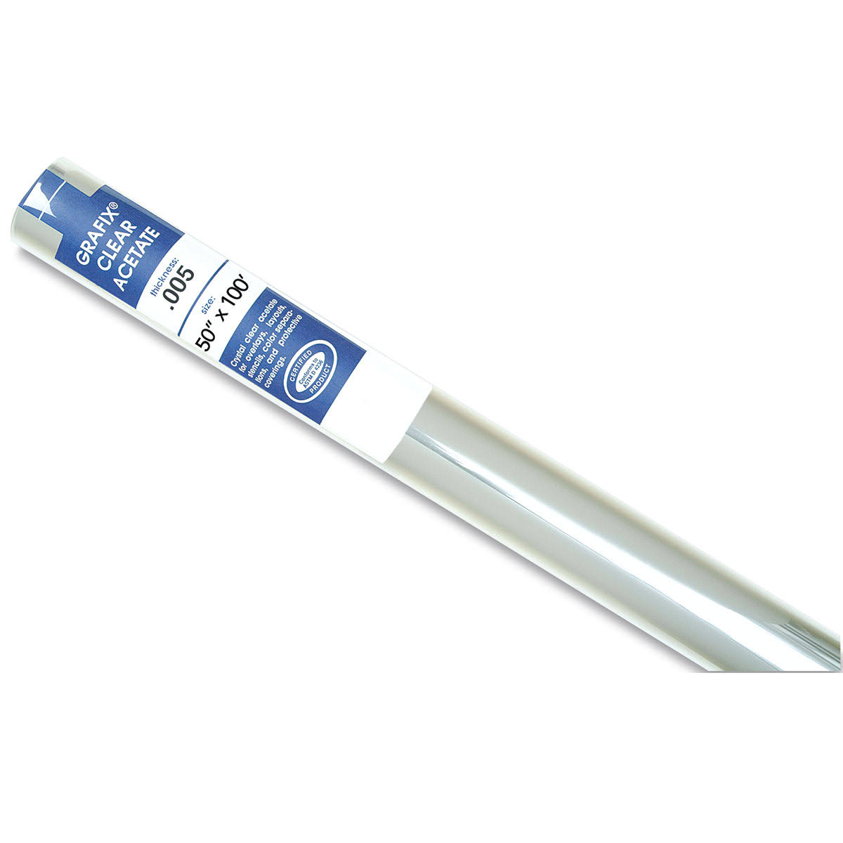 Grafix Clear Acetate - 50x22 x 100 ft x .005