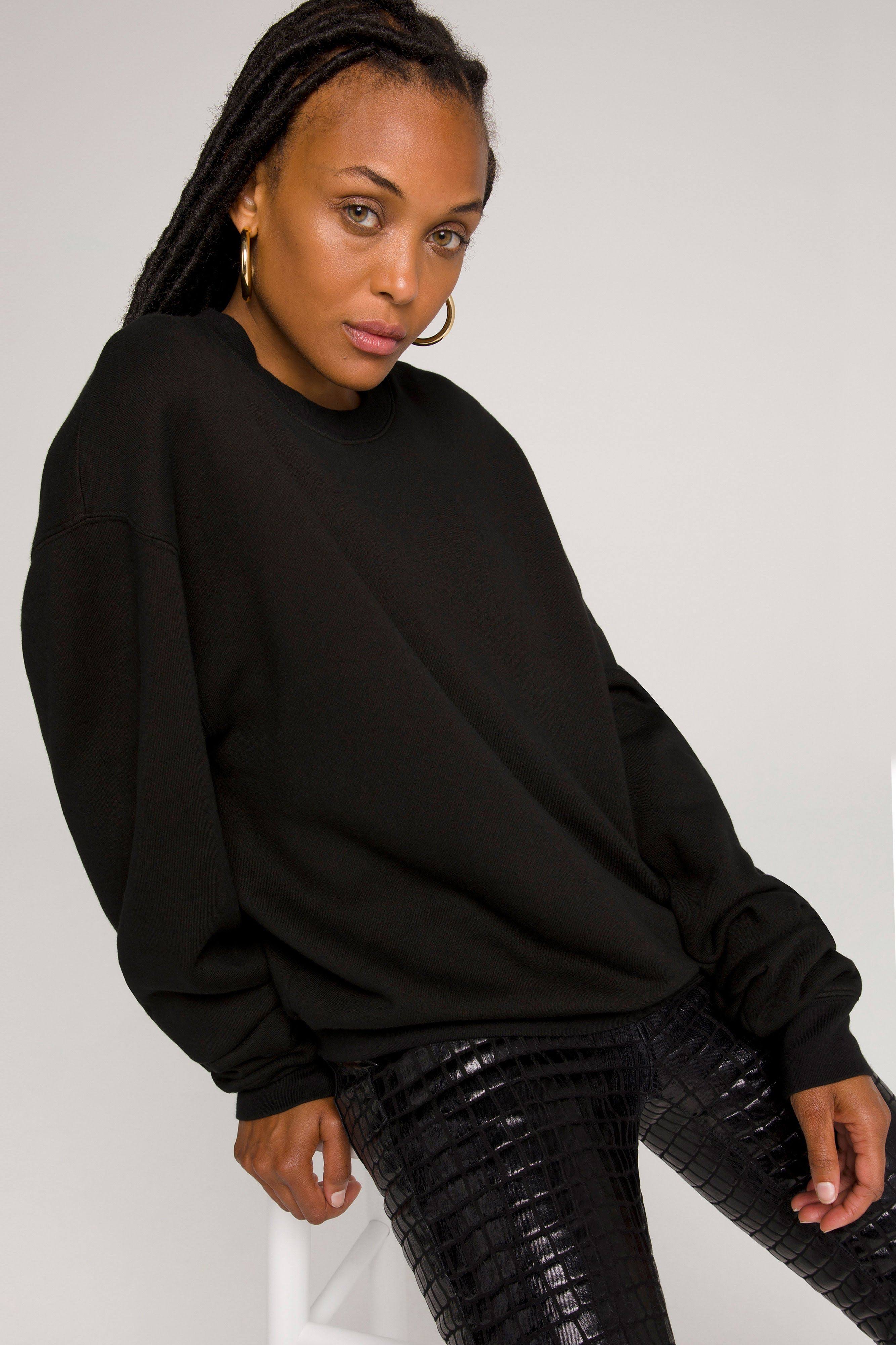 Plus Size Women&s Good American Boyfriend Sweatshirt