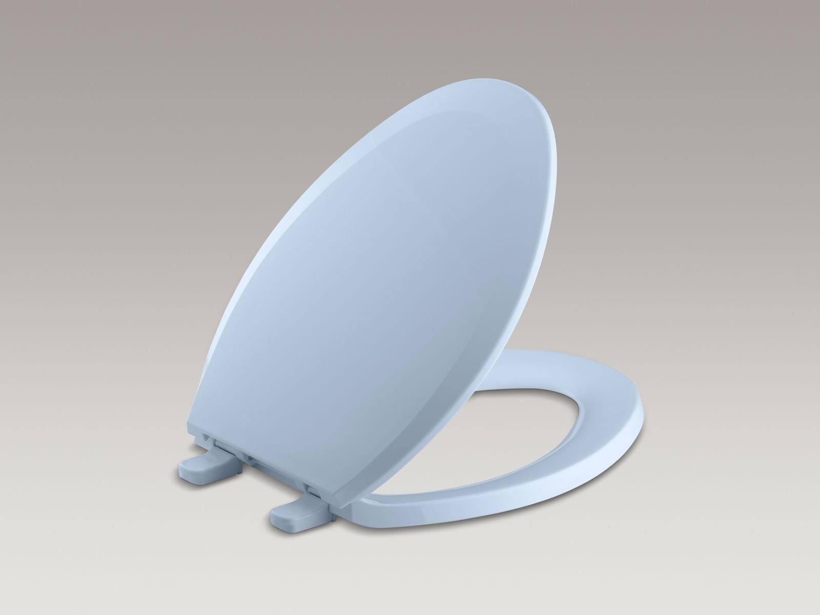 Kohler Lustra with Quick-Release Hinges Elongated Toilet Seat Skylight