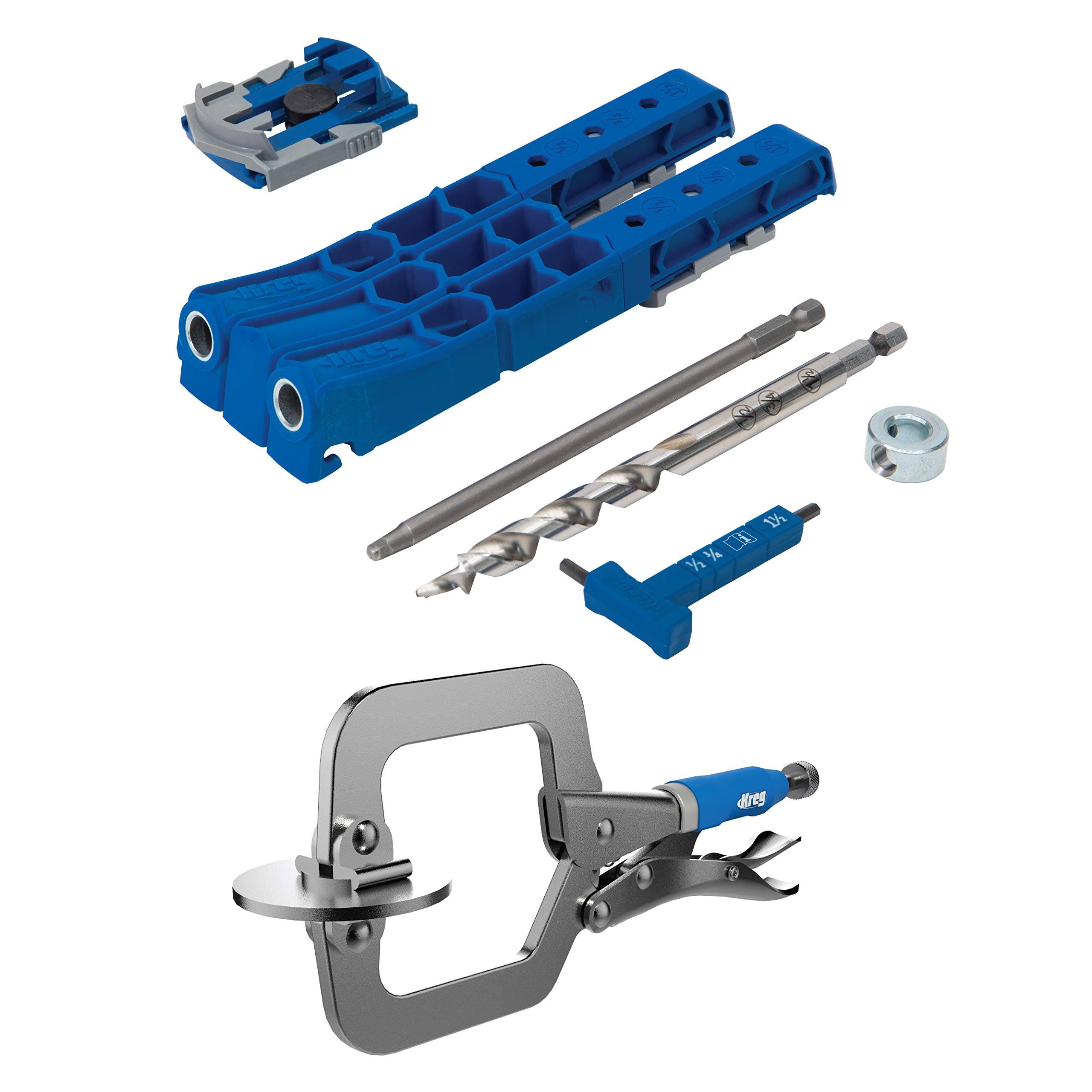 Kreg Pocket-Hole Jig 320 with KHC-MICRO Classic Face Clamp (2-inch)