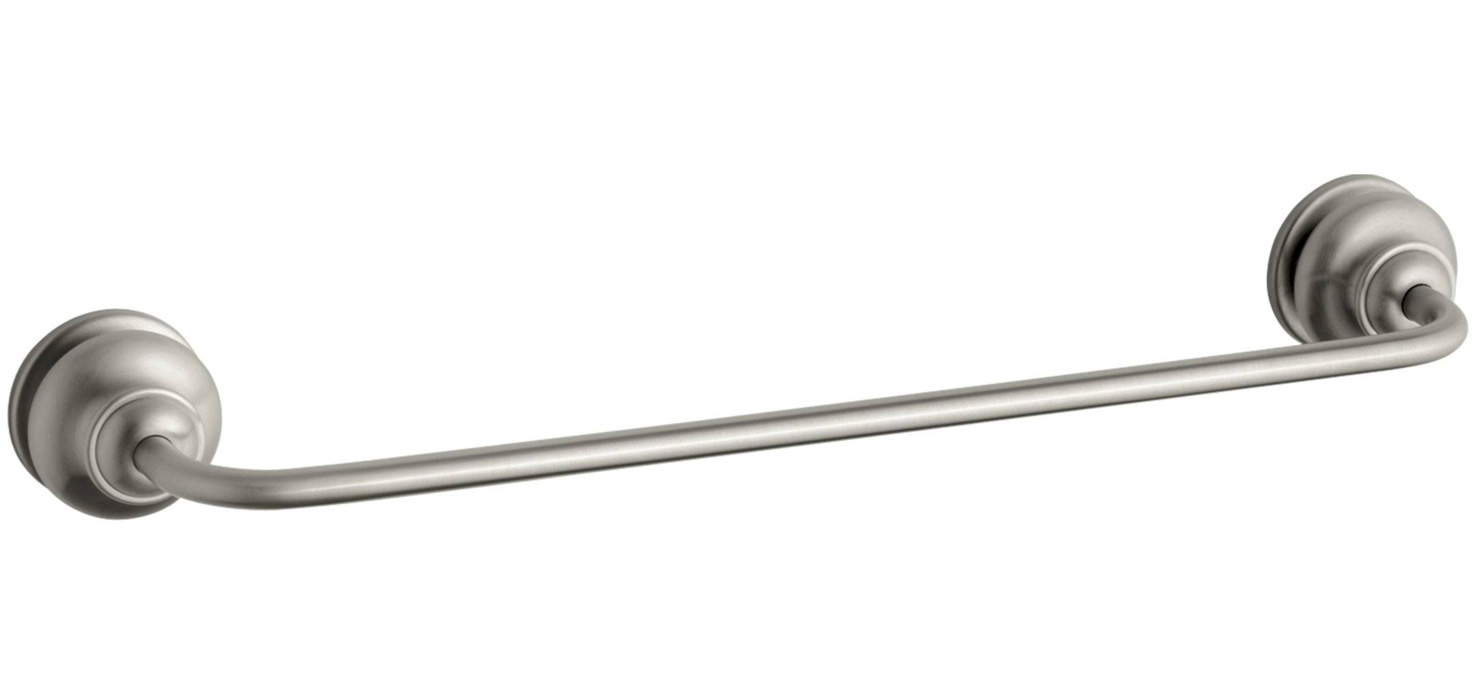 KOHLER K-12150-BN Fairfax 18 In. Towel Bar, Vibrant Brushed Nickel