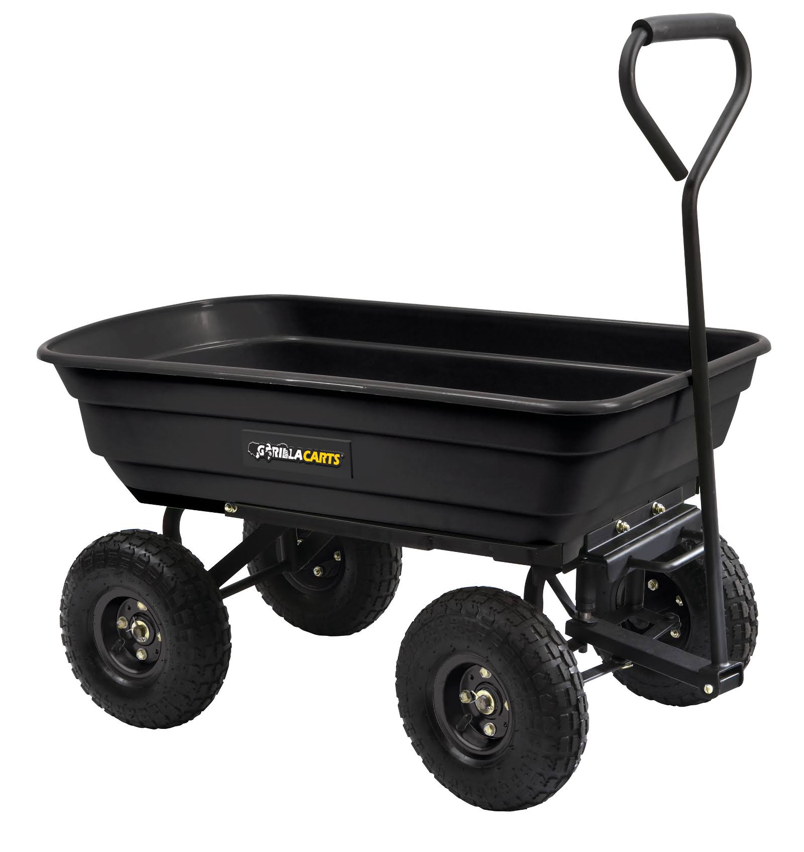 Gorilla Poly Garden Dump Cart, 600-lb Capacity Gor200b