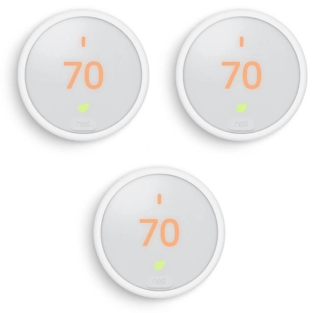 Google Nest Learning Thermostat E White 3 Pack (t4000es)