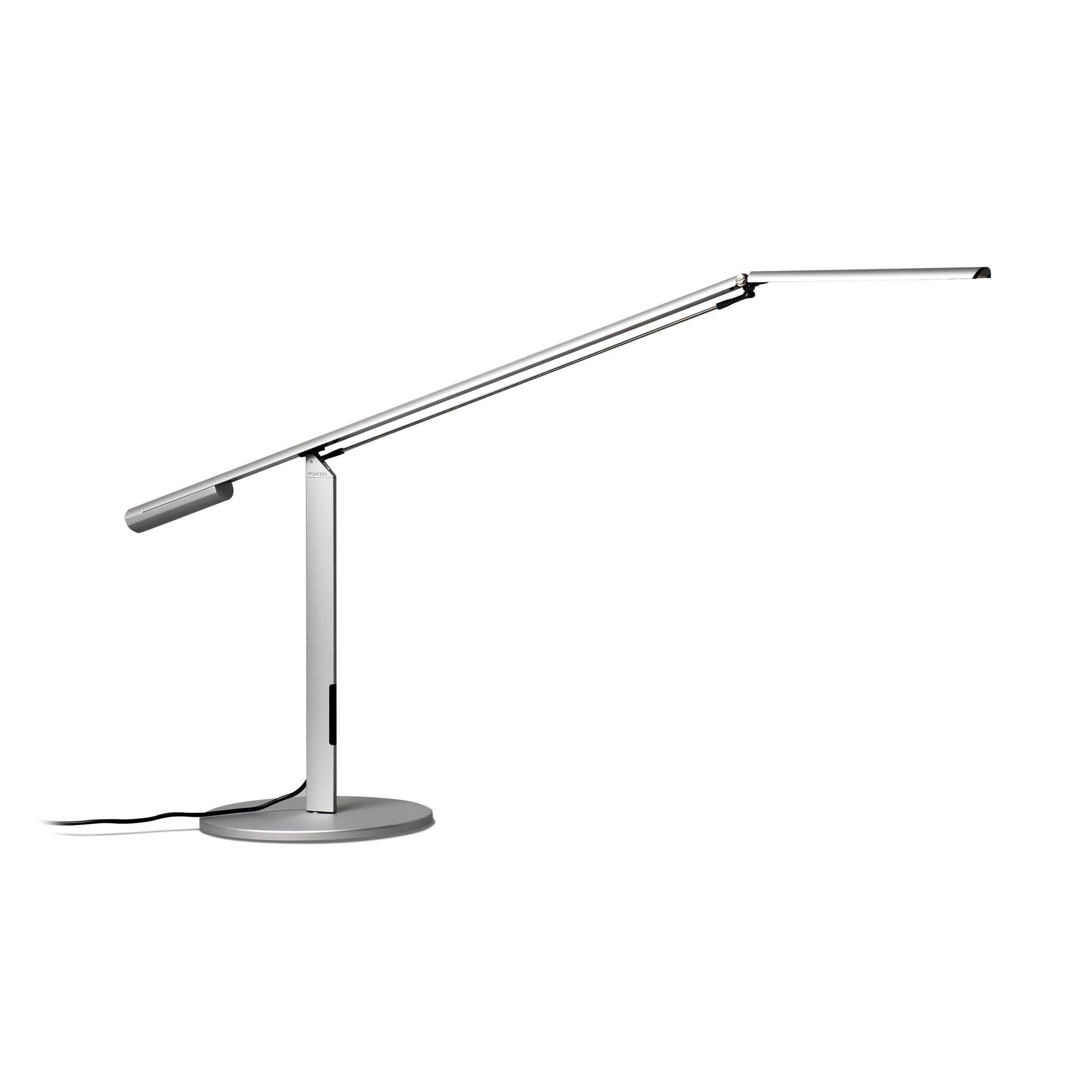 Koncept ELX-A-W-SIL-DSK Warm Light Equo LED Desk Lamp Silver