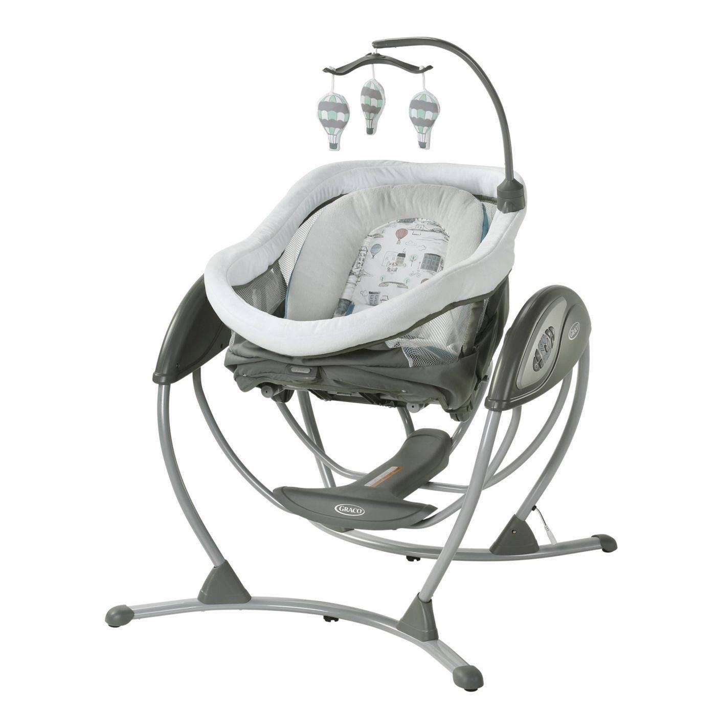 Graco DreamGlider Gliding Baby Swing and Sleeper - Bellevue