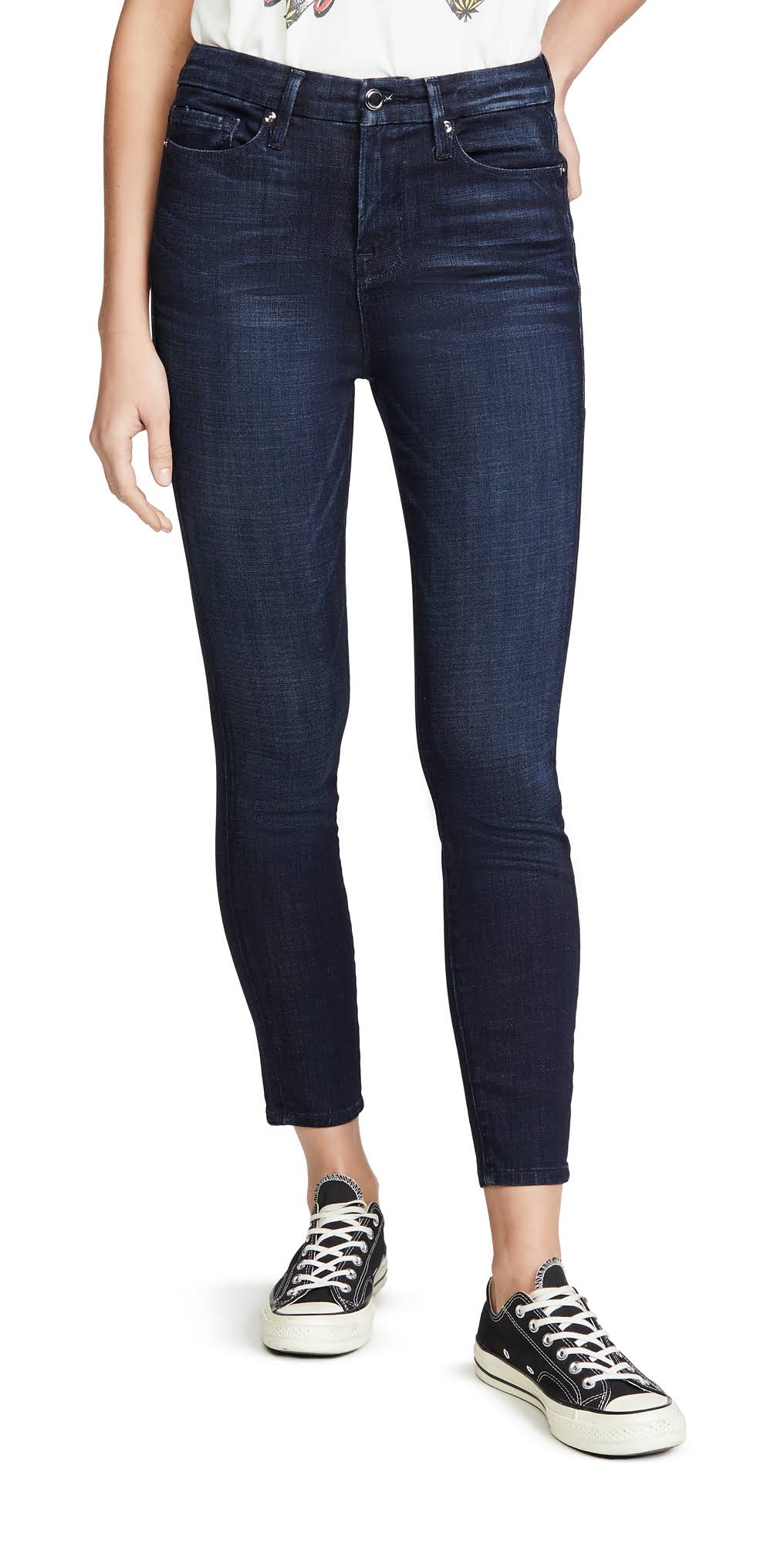 Good American Jeans | Good American - Good Waist Crop Jeans | Color: Blue | Size: 2 | True_U&s Closet