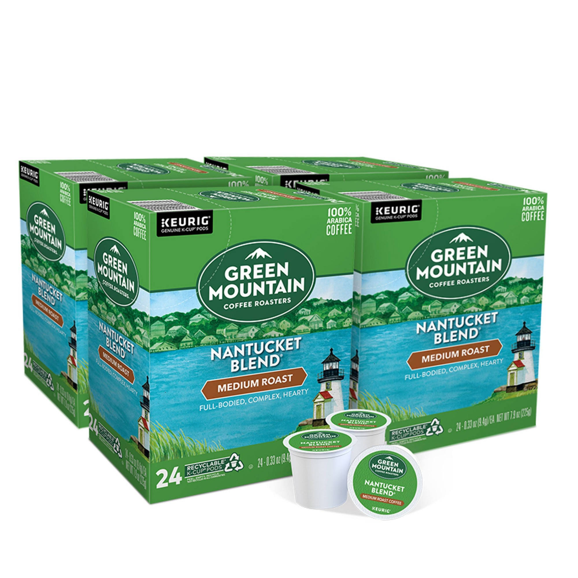 Green Mountain Coffee Nantucket Blend K-Cup Pod, 96-Count