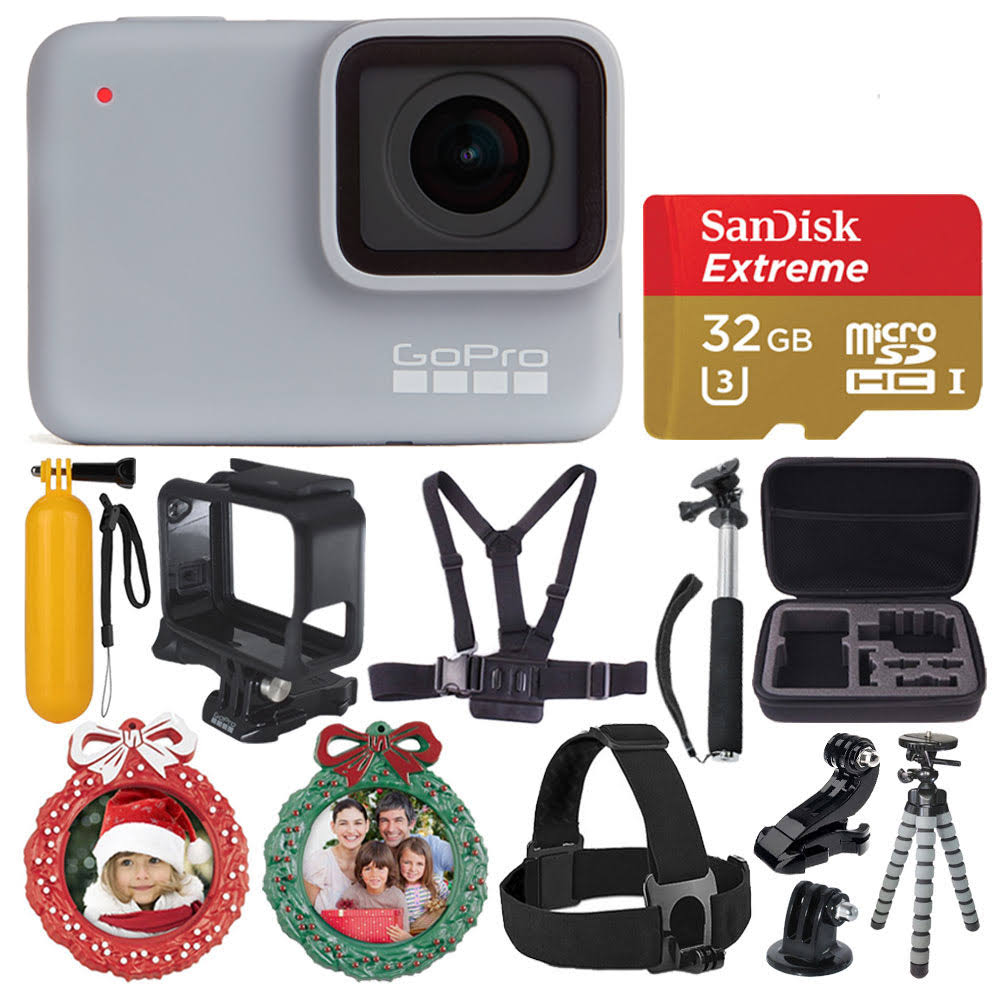 GoPro Hero7 (White) Waterproof Digital Action Camera + 32GB Card - HO