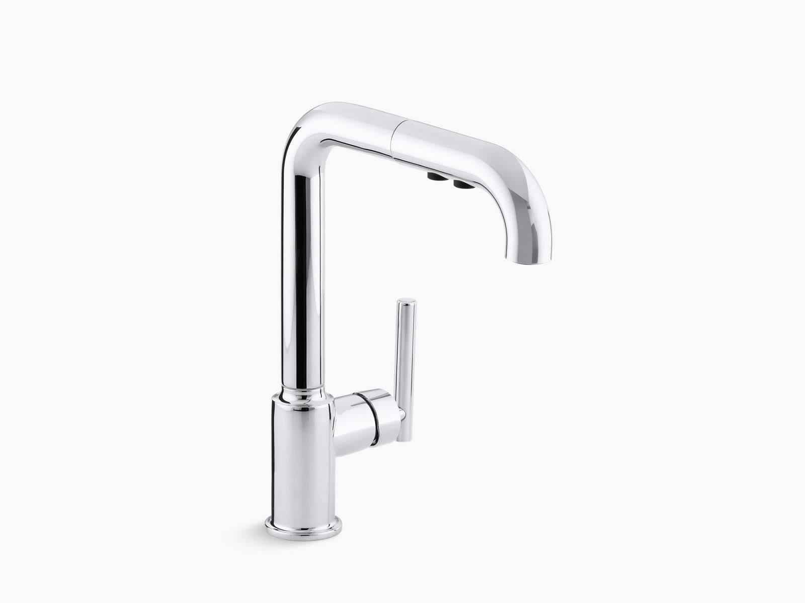 Kohler K-7505-CP Purist Kitchen Faucet Polished Chrome