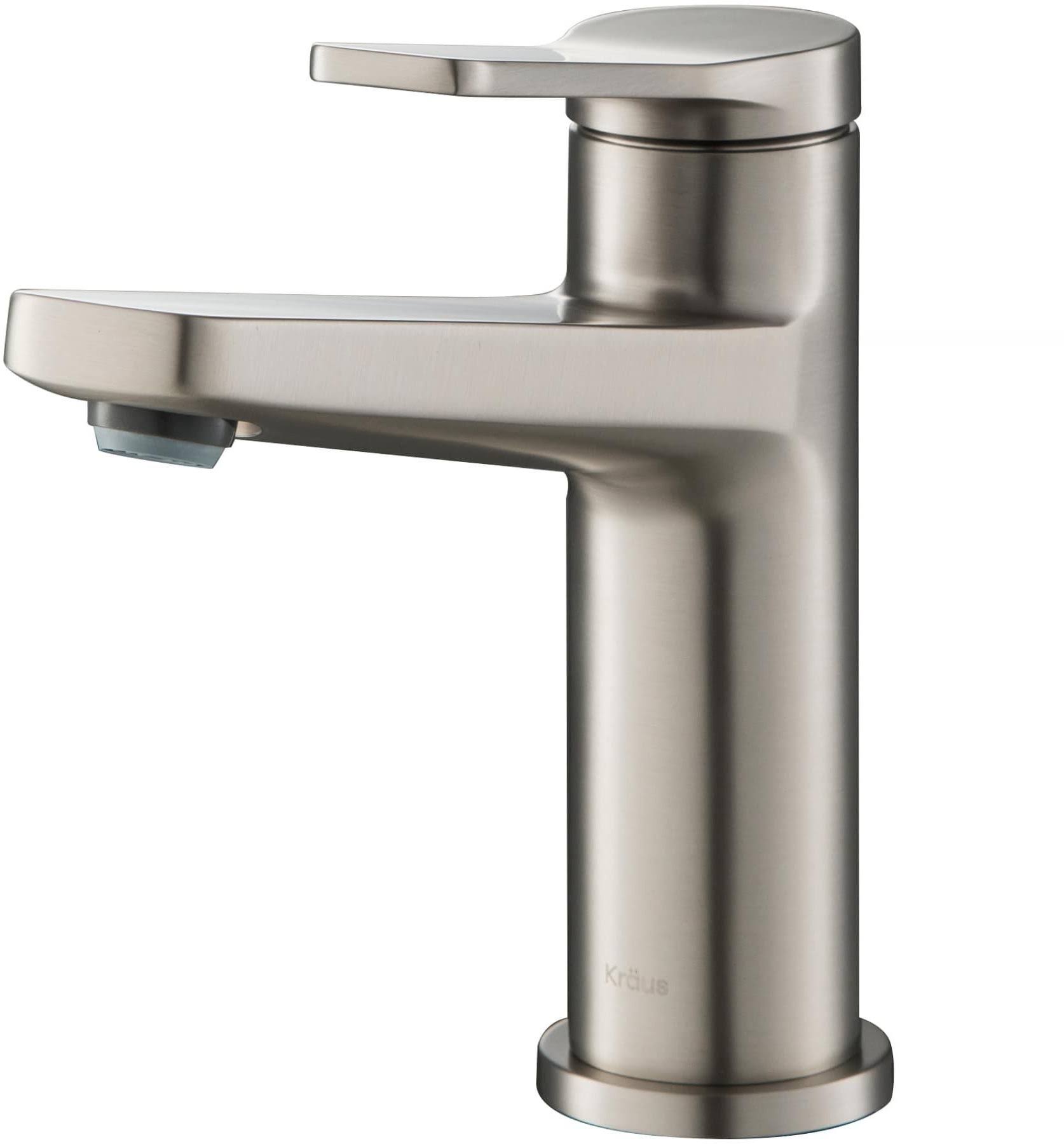 Kraus KBF-1401SFS Indy Single Handle Bathroom Faucet Spot Free - Stainless Steel