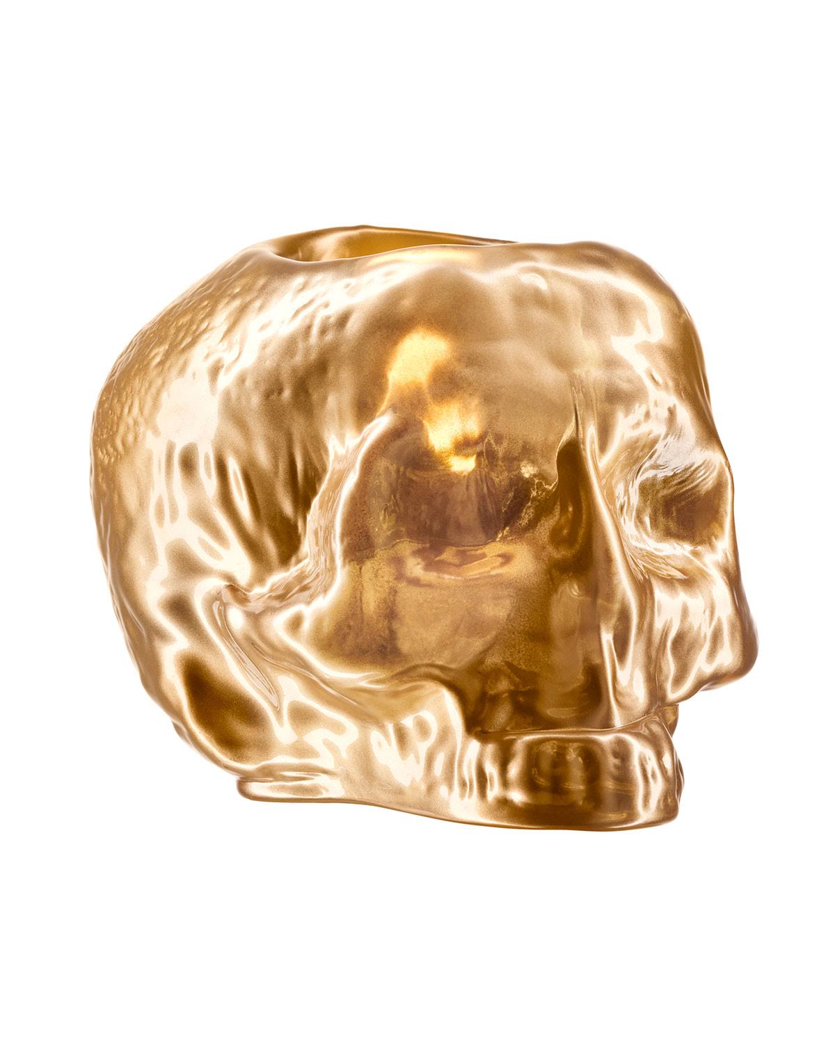 Kosta Boda Still Life Votive - Gold