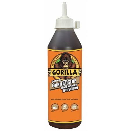 Gorilla All Purpose Glue, 18.00 oz. Bottle, Brown, 1 ea - 5001803