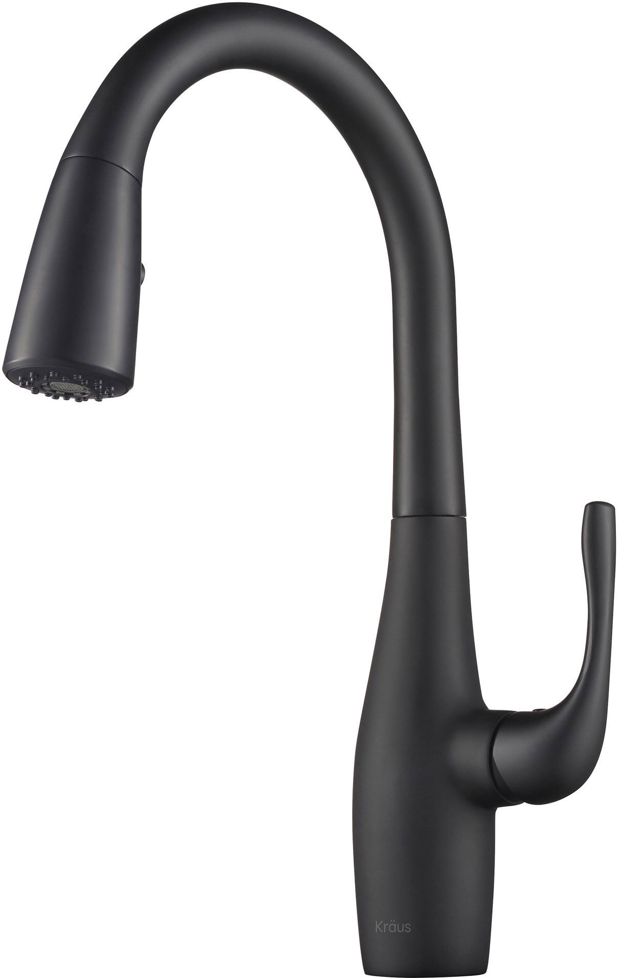 Kraus KPF-1670MB Esina Matte Black Dual Function Pull-Down Kitchen Faucet