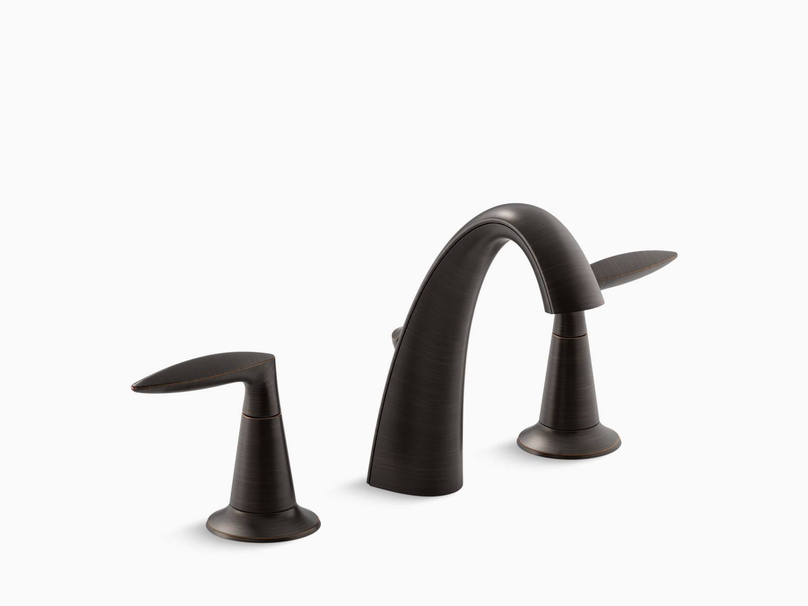 Kohler K-45102-4-2BZ Alteo Widespread Bathroom Sink Faucet, Oil-Rubbed Bronze