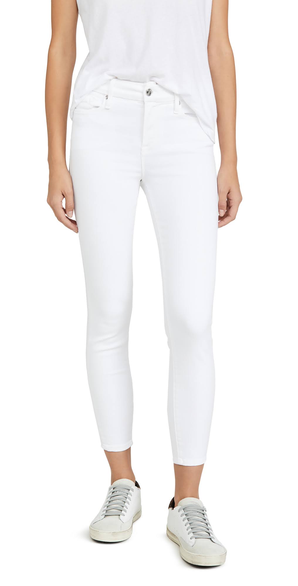 Good American Good Legs Crop Jeans White001 18