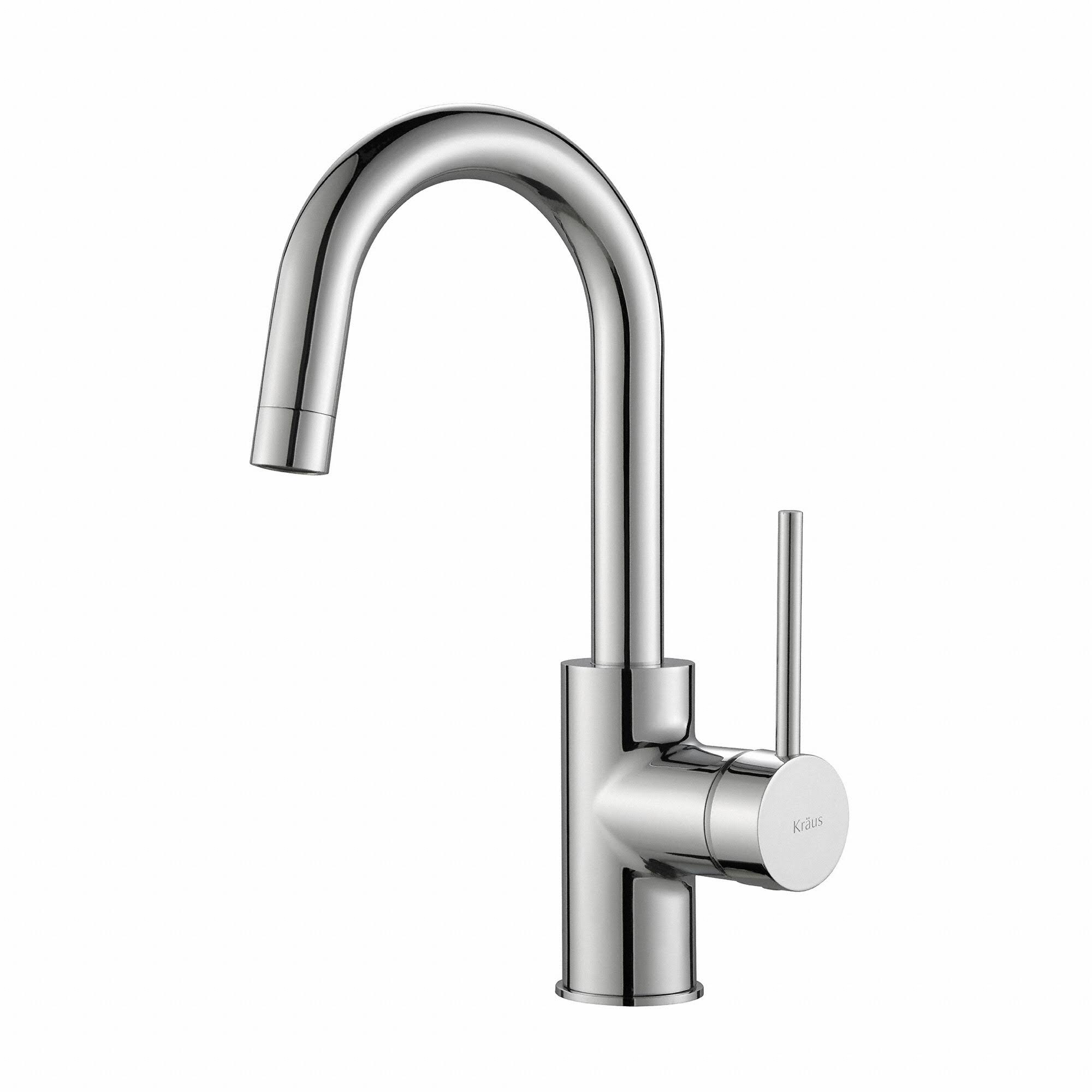 Kraus KPF-2600CH Oletto Single-Handle Kitchen Bar Faucet in Chrome