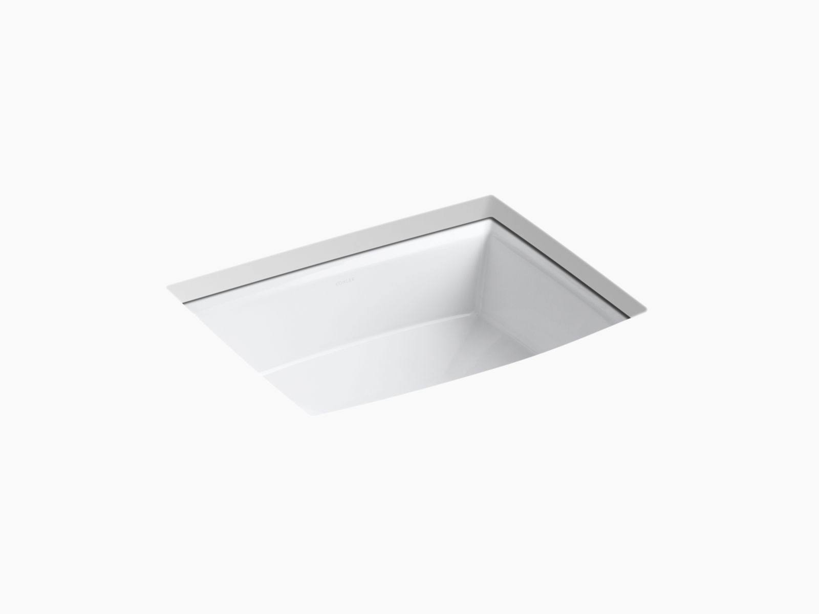 Archer Under-Mounted Bathroom Sink in White R2355-0