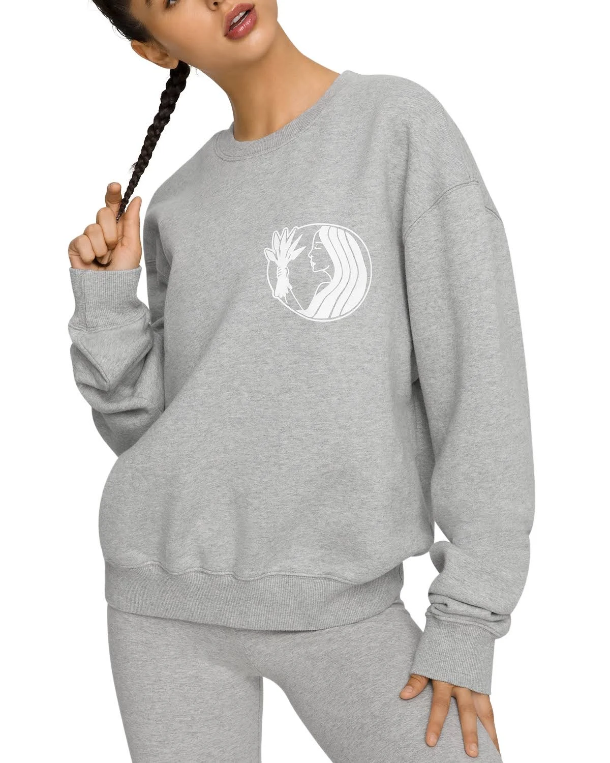 Women&s Virgo Boyfriend Sweatshirt Size 6 | Good American