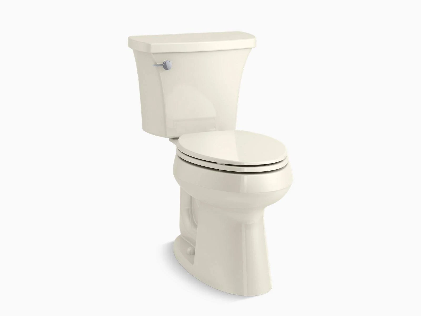 Highline Arc The Complete Solution 2-Piece 1.28 GPF Single Flush Elongated Toilet in Biscuit (Slow-Close Seat Included)