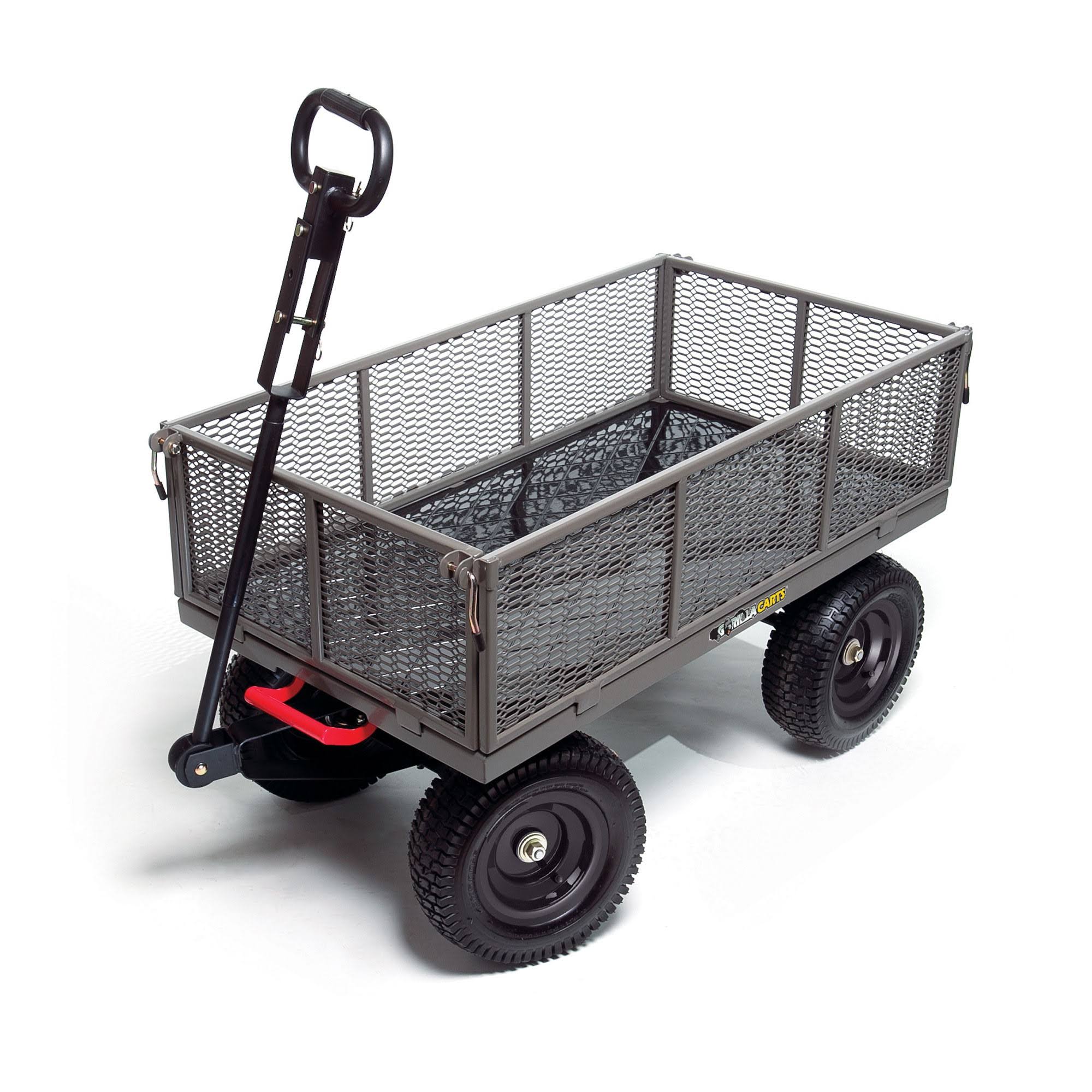 Gorilla Carts GORMP-12 1,200 lb. Steel Multi-Use Dump Cart