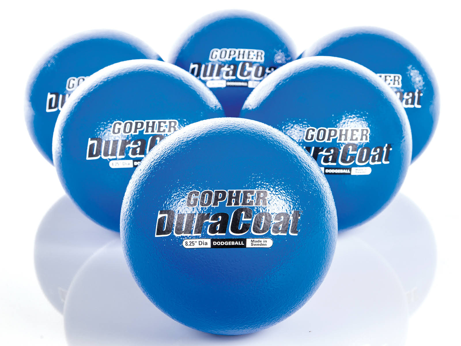 Rainbow Duracoat Dodgeballs - Blue 8.25x22 Diameter