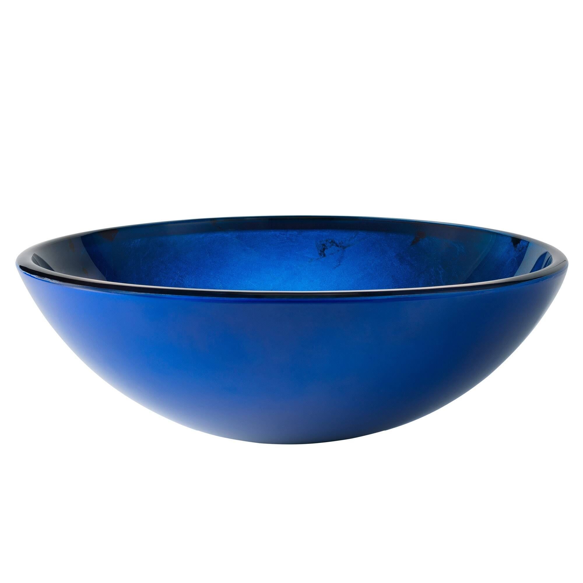 Kraus GV-204 Irruption Blue Glass Vessel Sink