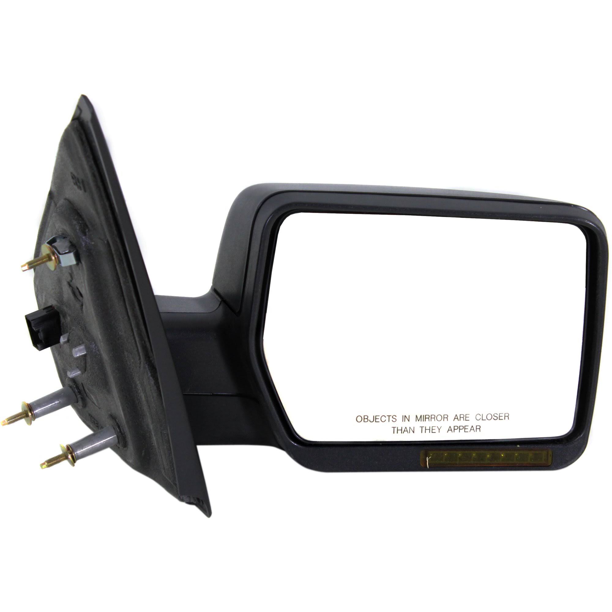 Replacement 2007 Ford F-150 Mirror, Kool Vue FD209ER-S Textured Black