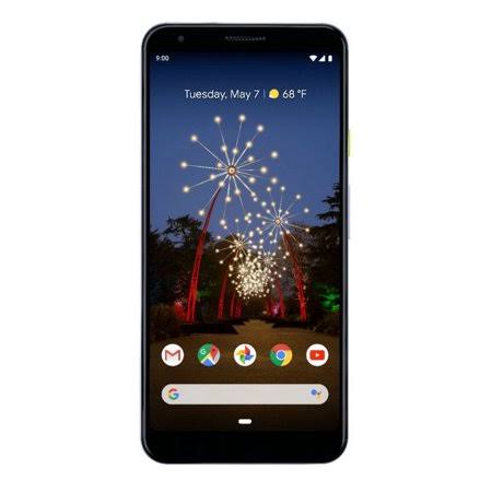 Google Pixel 3A XL | Grade B+ | Unlocked | Purple-ish | 64 GB | 6 in Screen, Size: in x in x in, Black