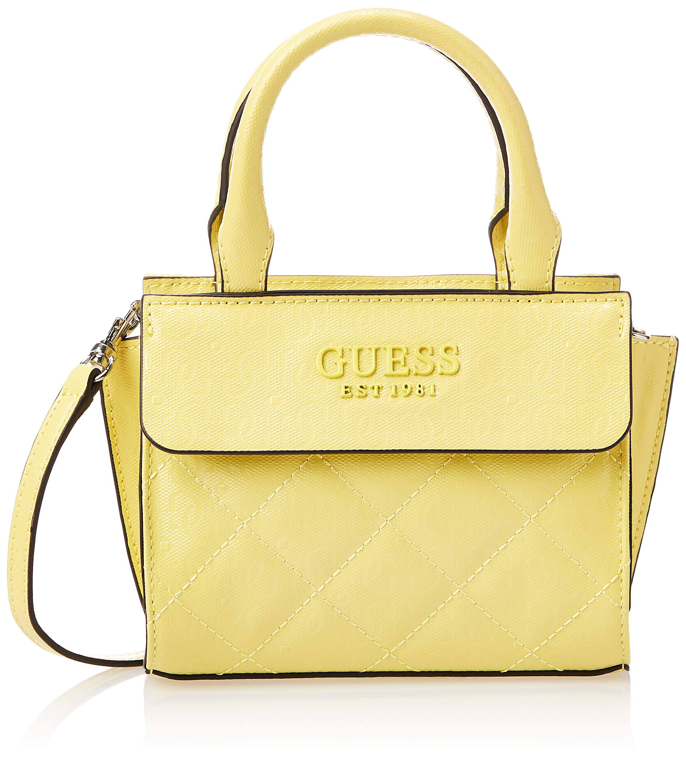 Guess Women&s Queenie Mini Satchel - Yellow