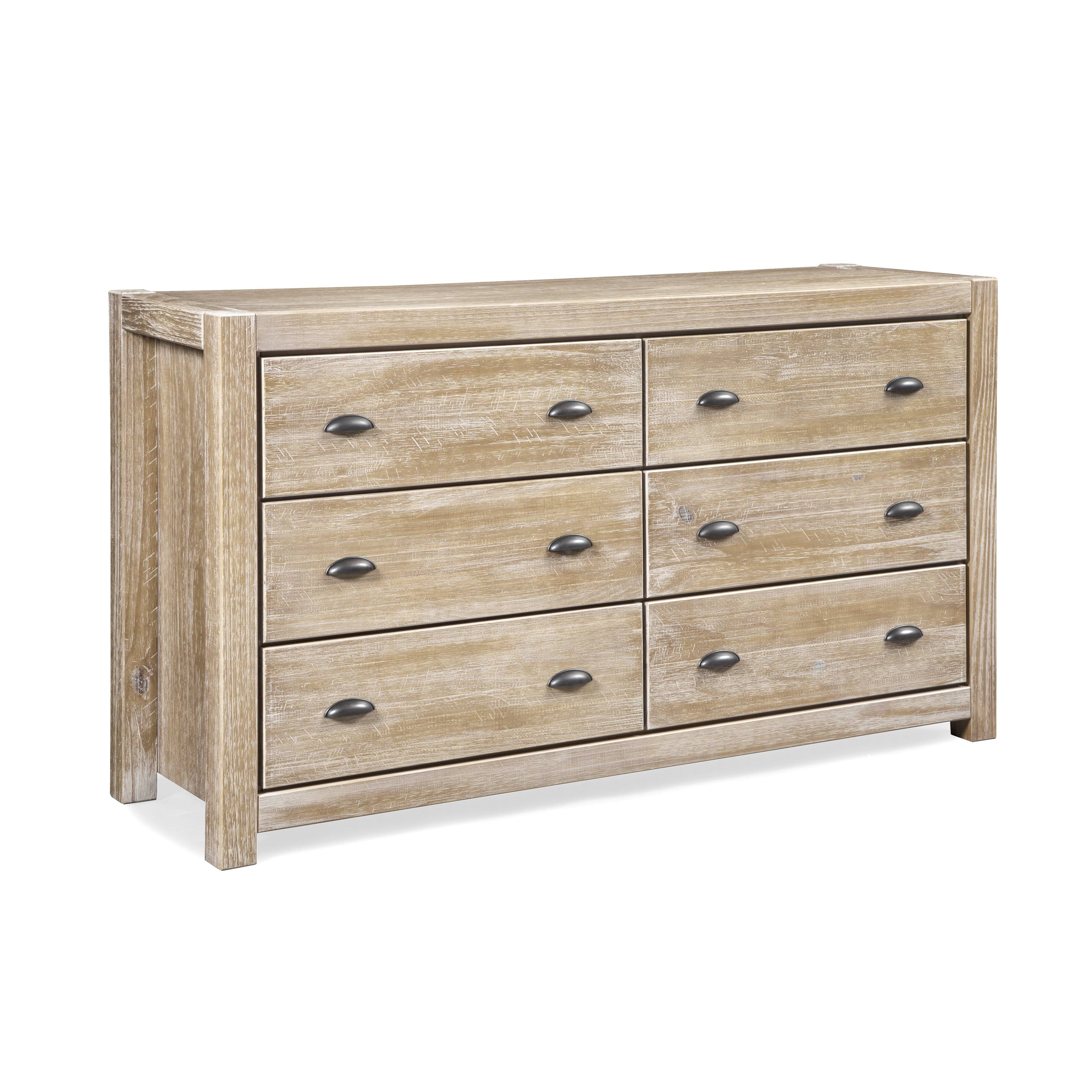 Grain Wood Furniture Montauk 2-Drawer Nightstand Grain, Driftwood