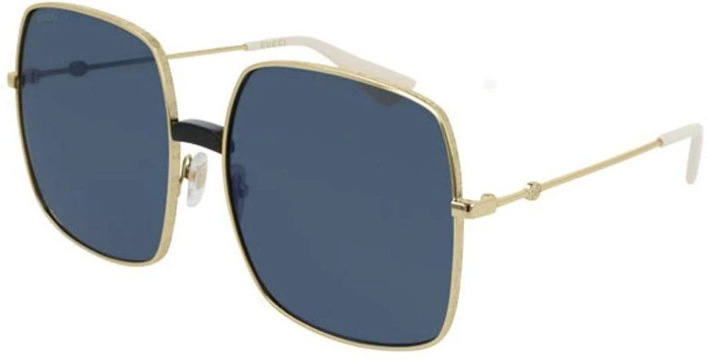 Gucci GG0414S 001 Sunglasses Gold 60mm