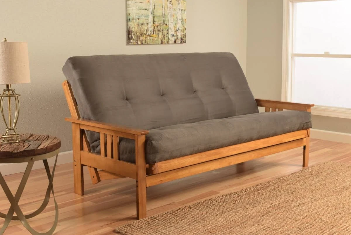 Kodiak Monterey Frame/Butternut Finish/Suede Gray Mattress