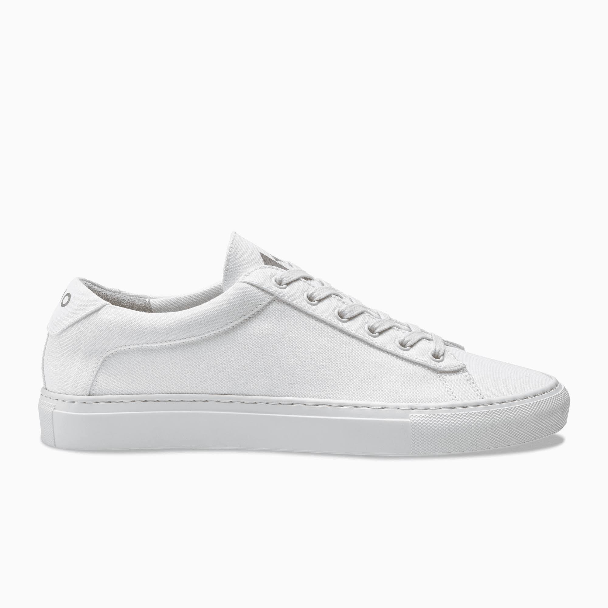 Koio Men&s Low Top Bianco Canvas White Leather Canvas Capri 12 (US) / 45 (EU)