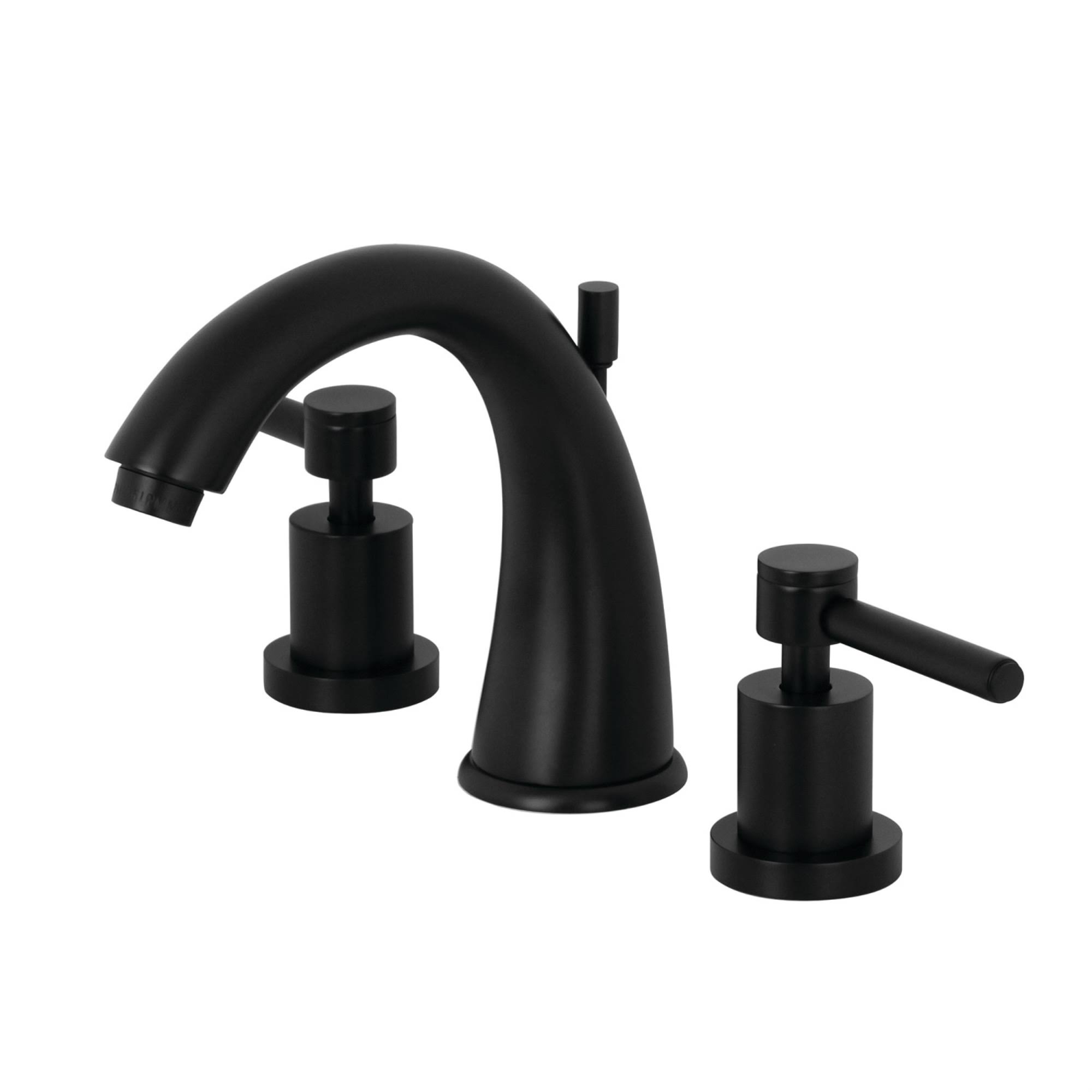 Kingston Brass KS2960DL 8 in. Widespread Bathroom Faucet, Matte Black