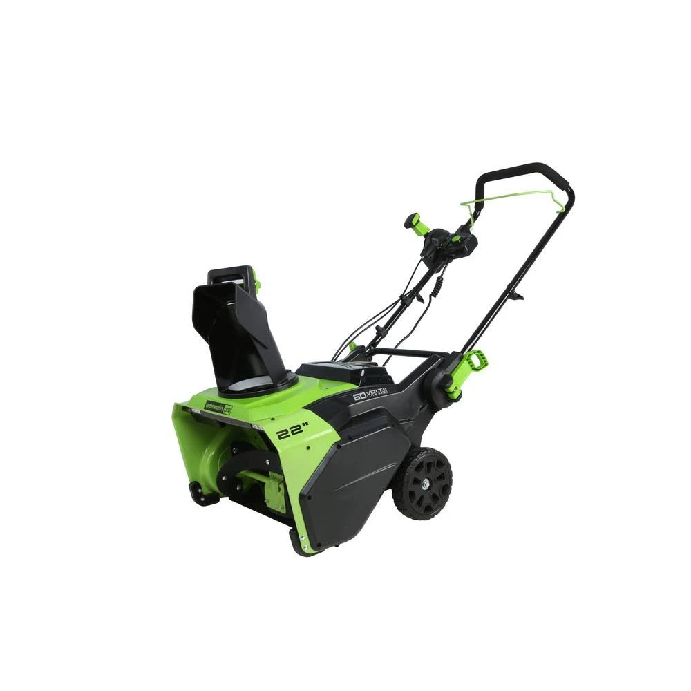 Greenworks Pro 60-Volt 22-in Single-Stage Cordless Electric Snow Blower Sn60l02