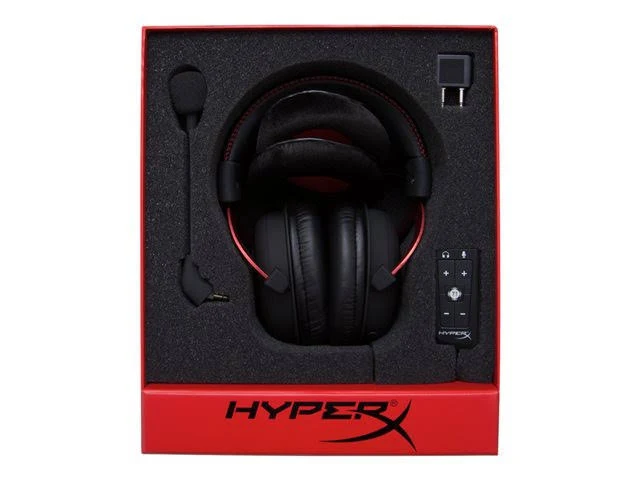 HyperX Cloud II - Headset - full size - wired - red