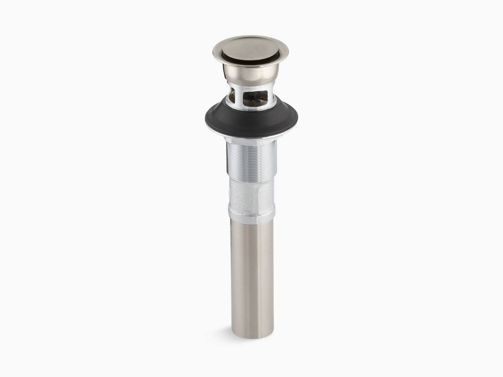 Kohler K-7124-A Pop-Up Clicker Drain Vibrant Brushed Nickel
