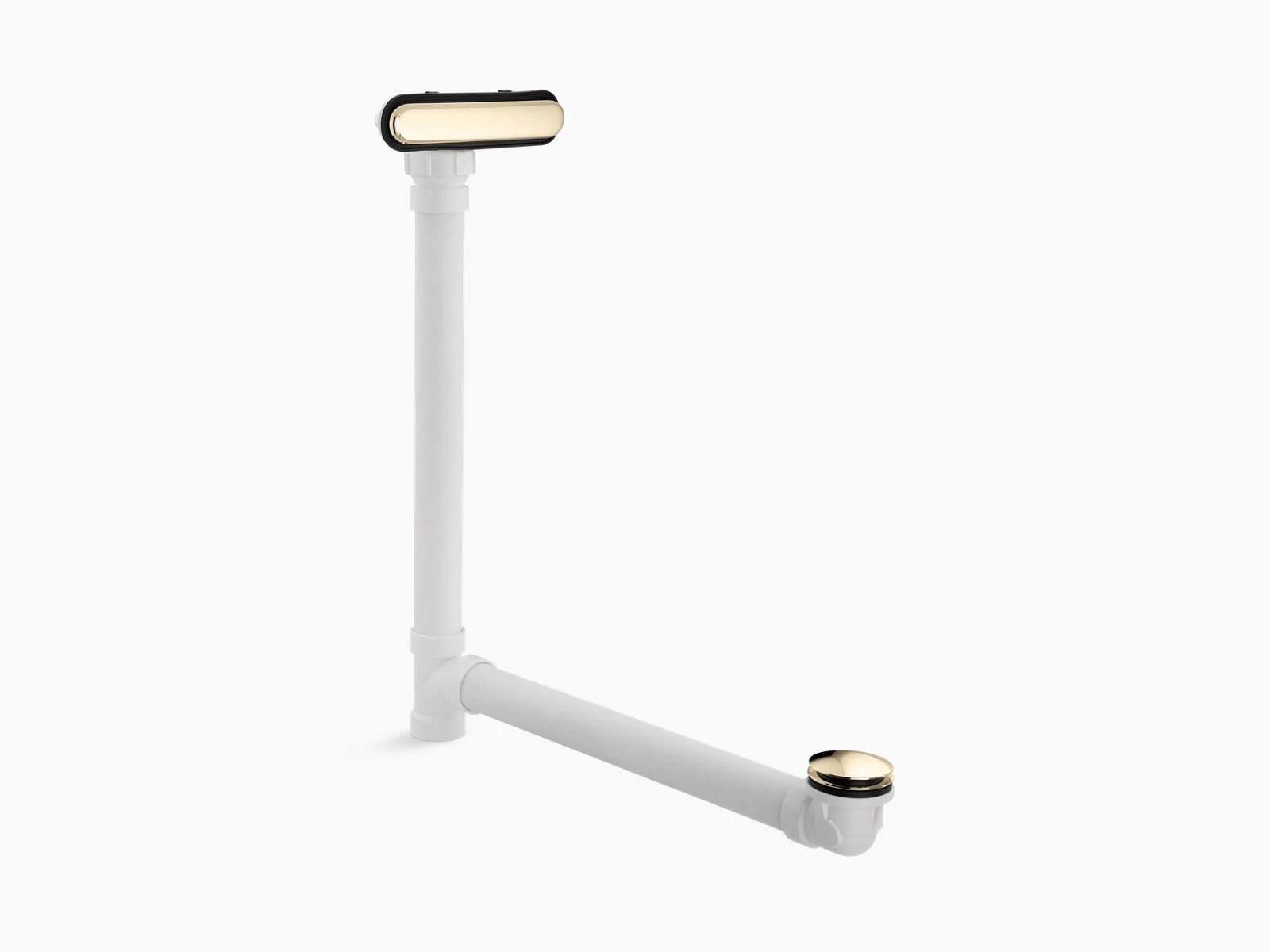 KOHLER K-7272-AF Clearflo Slotted Overflow Bath Drain, Vibrant French Gold