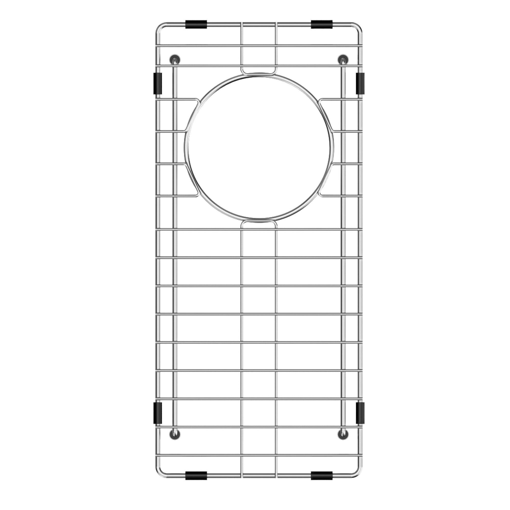 Kraus 7-1/8 inch Length x 15-5/8 inch Width Stainless Steel Bottom Grid for 10 inch Standart Pro Undermount Single Bowl Bar Kitc