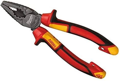 Milwaukee 932464571 VDE Combination Pliers 165mm, Red