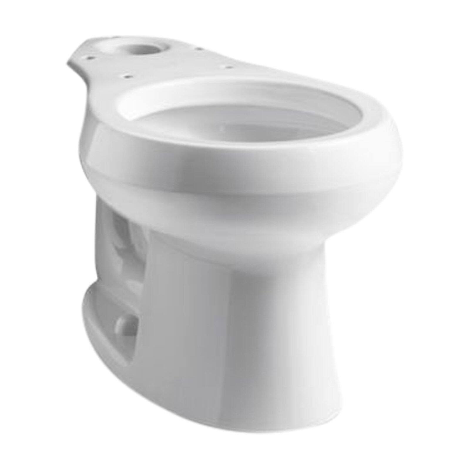 Kohler K-4197-0 Wellworth Round-Front Toilet Bowl White