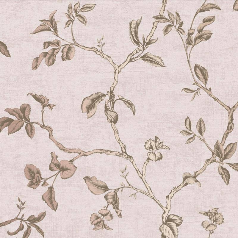 Graham u0026 Brown Twining Blush Wallpaper