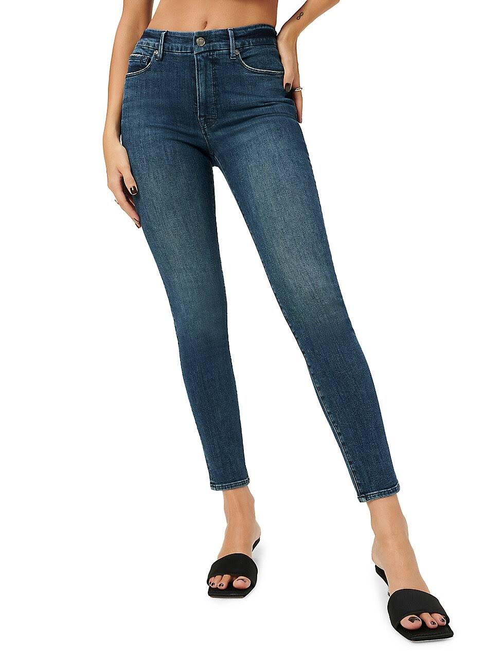 Good American Good Legs Skinny Jeans, Size 00 in Blue004 at Nordstrom