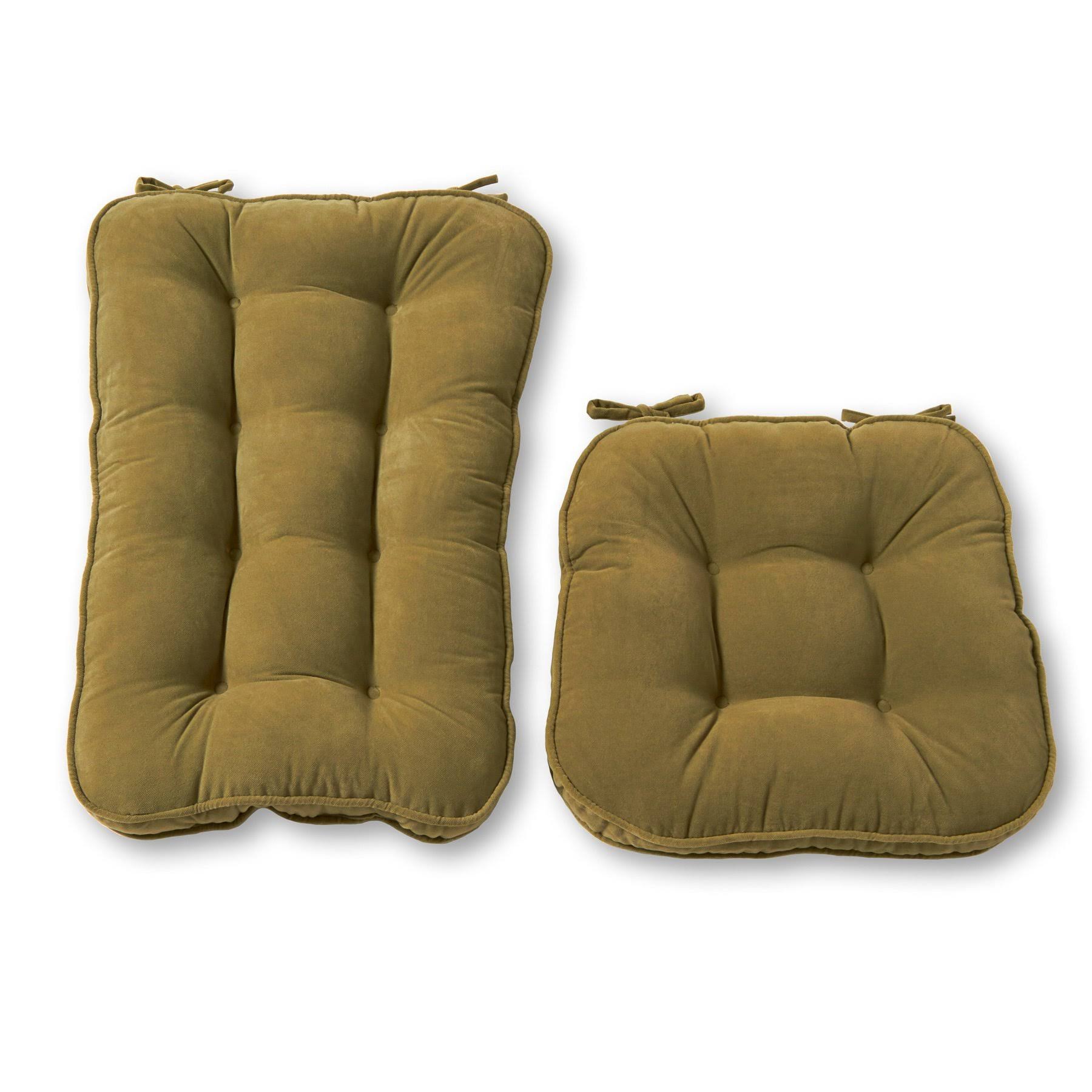 Greendale Home Fashions Hyatt Jumbo Rocking Chair Cushion Set - Moss.